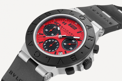 BVLGARI推出与摩托车品牌Ducati联名款「AluminiumChronographDucatiSpecialEdition」腕表