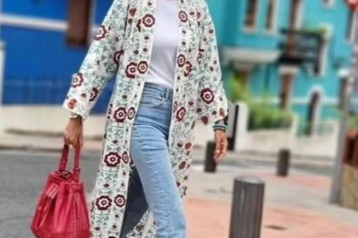 “九分裤+白球鞋”，优雅又时尚