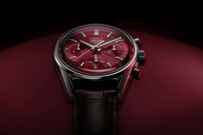 TAGHeuer泰格豪雅推出卡莱拉系列红色表盘限量版腕表
