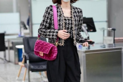 唐艺昕穿小香风套装展现女性穿搭中的时尚洋气造型